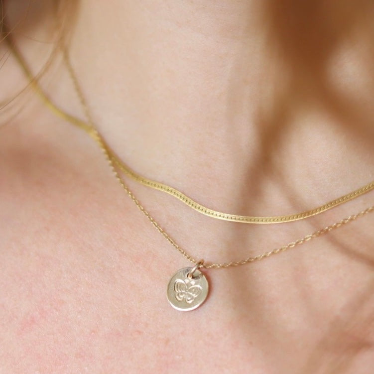 Gilded Butterfly Necklace