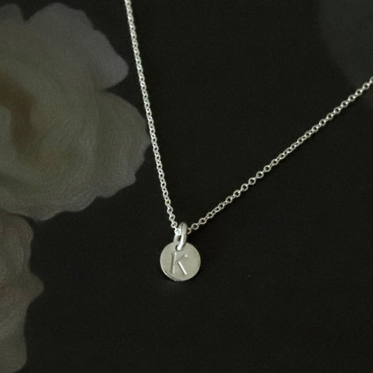 Silver Dainty Disc Charm